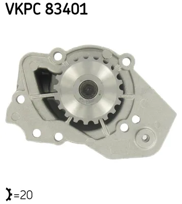 Водна помпа, охлаждане на двигателя SKF